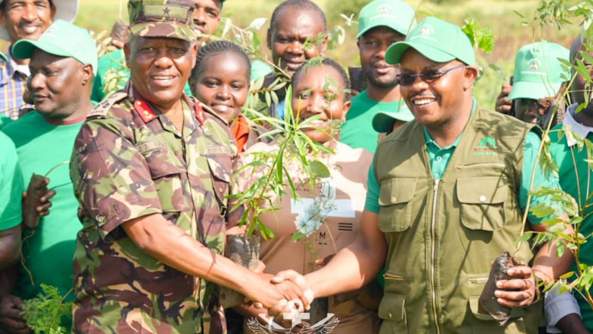PS AND VCDF LEAD NATIONAL TREE GROWING DAY INITIATIVE AT GAMBELA WETLANDS IN MERU