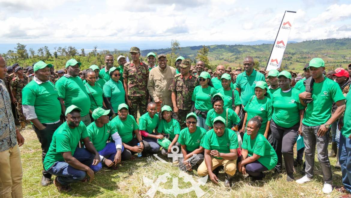 MINISTRY OF DEFENCE JOINS KENYANS IN TREE GROWING EXERCISE