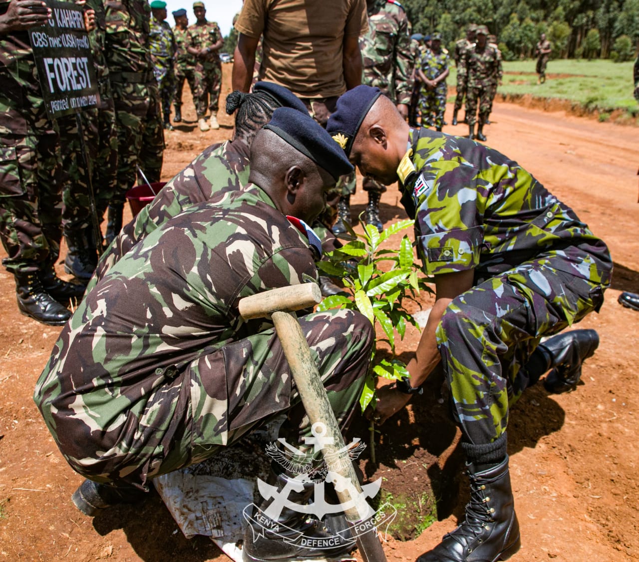 CDF LEADS TREE PLANTING EXERCISE AT DEFENCE FORCES RECRUITS TRAINING ...