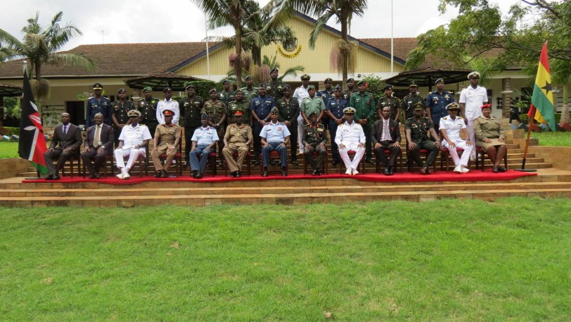 GHANA ARMED FORCES COMMAND AND STAFF COLLEGE VISIT TO JOINT COMMAND AND STAFF COLLEGE, KAREN