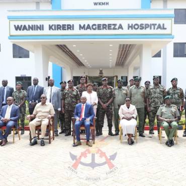 KENYA DEFENCE FORCES HANDOVER HOSPITALS