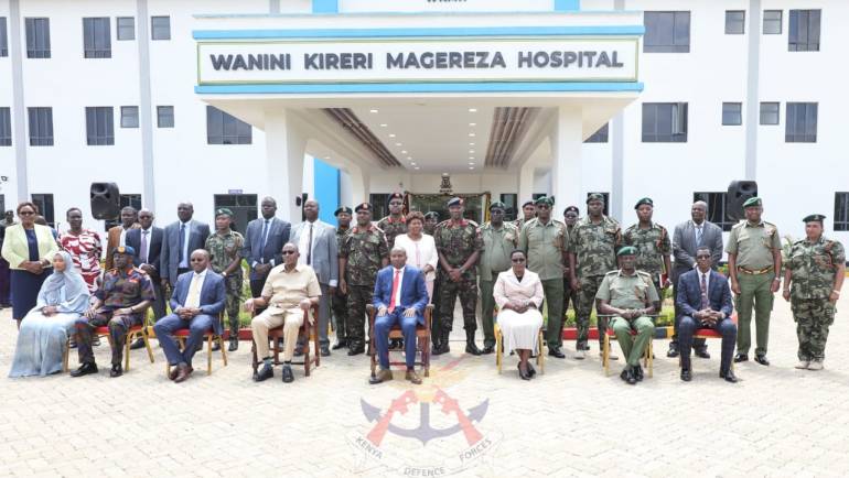 KENYA DEFENCE FORCES HANDOVER HOSPITALS