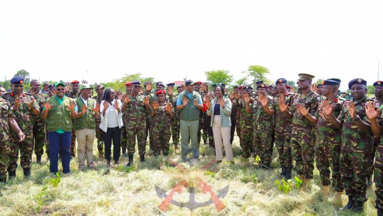 DEFENCE CS SPEARHEAD TREE PLANTING EXERCISE
