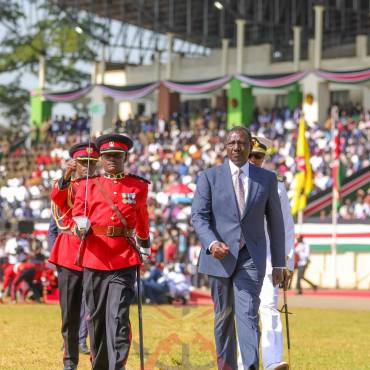 THE C-IN-C LEADS THE COUNTRY IN CELEBRATING 61ST MADARAKA DAY
