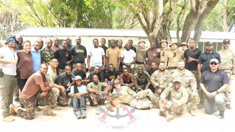 US AND KDF TRAINS ON TACTICAL COMBAT CASUALTY CARE