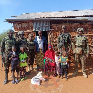 ACT OF KINDNESS BY KDF TROOPS IN GHERILLE