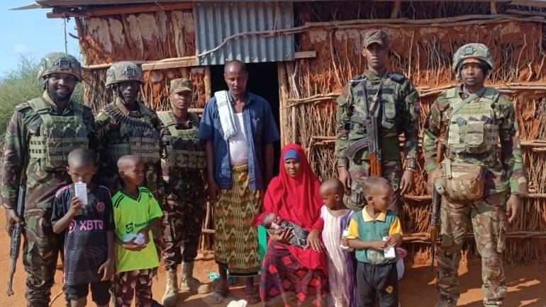 ACT OF KINDNESS BY KDF TROOPS IN GHERILLE