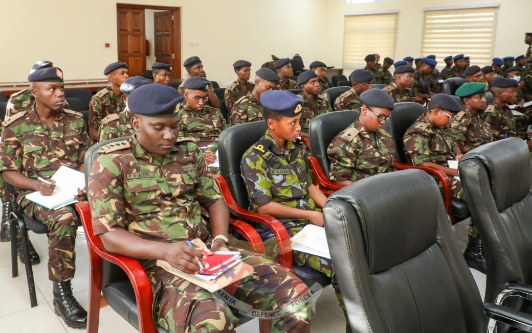 KDF MEDICAL SPECIALISTS INDUCTED – Ministry of Defence – Kenya