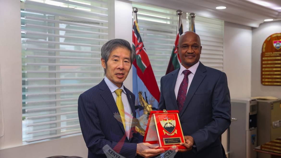 CDF GEN KAHARIRI HOSTS JAPANESE AMBASSADOR TO KENYA