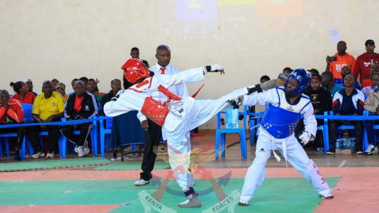 MOI AIR BASE CLINCHES VICTORY AT THE 2024 CDF CUP TAEKWONDO FINALS