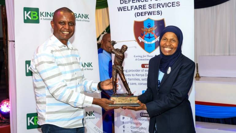 COMMANDER KENYA AIR FORCE PRESIDES OVER GOLF EVENT