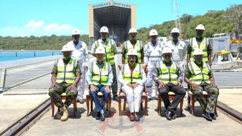 DEFENCE CABINET SECRETARY VISITS KENYA NAVY