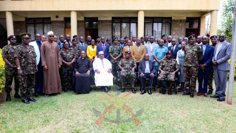 KDF CHAPLAINCY INDUCTION SEMINAR COMMENCES