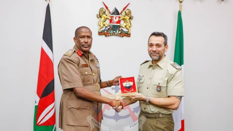 KENYA, ITALY MILITARY COOPERATION