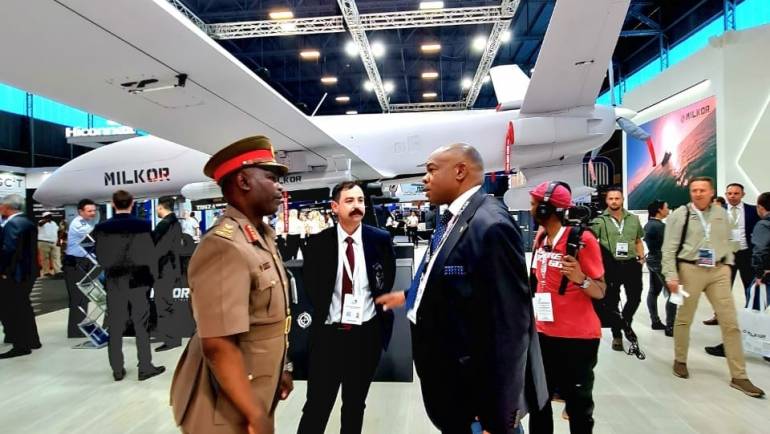 COMMANDER KENYA ARMY GRACES AFRICA AEROSPACE AND DEFENCE EXHIBITION