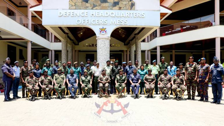 ZAMBIAN DEFENCE STAFF COLLEGE DELEGATION VISITS KENYA