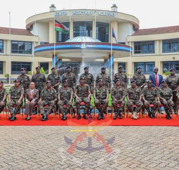 COMMANDANT OF KENYA MILITARY ACADEMY HANDS OVER LEADERSHIP MANTLE