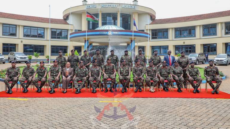 COMMANDANT OF KENYA MILITARY ACADEMY HANDS OVER LEADERSHIP MANTLE