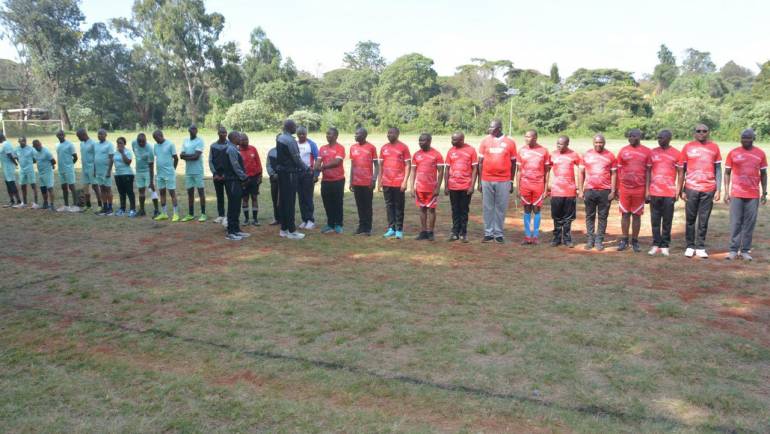 JOINT COMMAND AND STAFF COLLEGE (JCSC) STUDENTS PARTICIPATE IN FOOTBALL COMPETITION