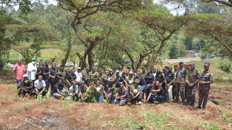 JCSC PARTICIPATES IN MAZINGIRA DAY TREE PLANTING AT PROF. WANGARI MAATHAI INSTITUTE FOR PEACE AND ENVIRONMENTAL STUDIES