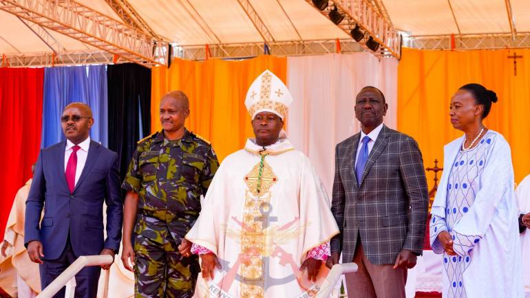 EPISCOPAL INSTALLATION OF BISHOP OF THE MILITARY ORDINARIATE OF KENYA