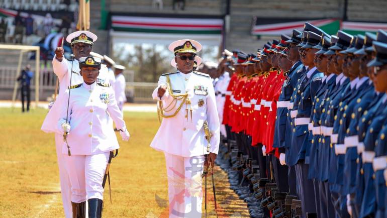 MASHUJAA DAY GUARD OF HONOR FEATURES FIRST FEMALE COMMANDER