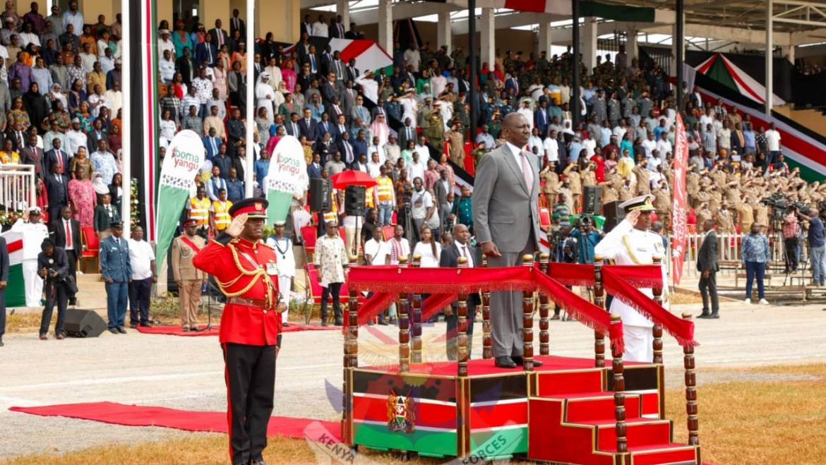 KDF JOINS KENYANS TO MARK MASHUJAA DAY CELEBRATIONS