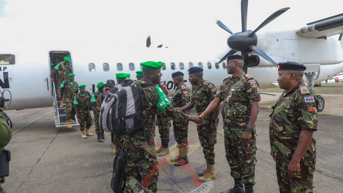 ATMIS SOLDIERS WELCOMED BACK HOME