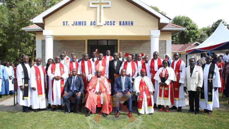 ARCHBISHOP CONSECRATES ST. JAMES ANGLICAN CHURCH