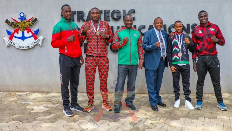 TRIUMPHANT KDF BOXERS RETURN HOME FROM AFRICAN CHAMPIONSHIPS