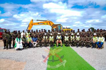 DEFENCE PS BREAKS GROUND FOR KDF HOUSING UNITS