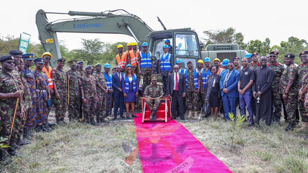 GROUNDBREAKING CEREMONY AT EMBAKASI GARRISON