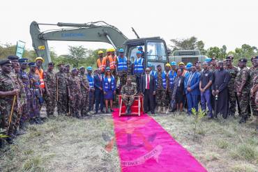 GROUNDBREAKING CEREMONY AT EMBAKASI GARRISON