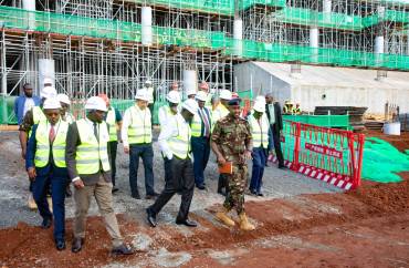 PRESIDENT RUTO INSPECTS TALANTA SPORTS CITY CONSTRUCTION PROGRESS