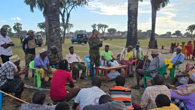 KDF AND NCTC PARTNER ON SECURITY AWARENESS IN LAMU COUNTY