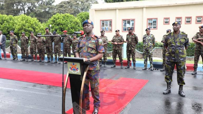 KENYA DEFENCE FORCES CONTINGENT READY FOR AFRICA MILITARY GAMES