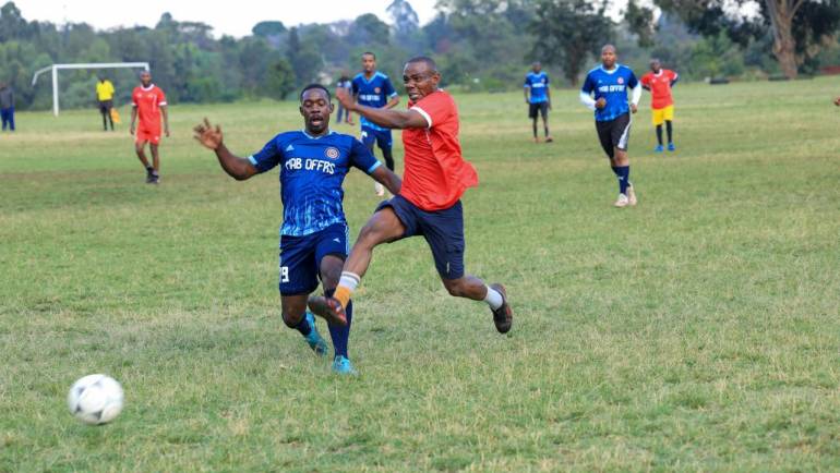 MOI AIR BASE (MAB) HOSTS JOINT COMMAND AND STAFF COLLEGE (JCSC) FOR A FOOTBALL MATCH