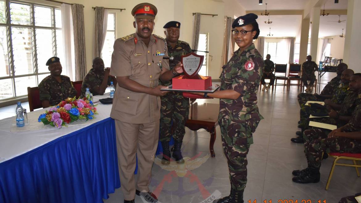 REGIMENTAL ADMIN OFFICERS COURSE 04/24 CLOSING CEREMONY