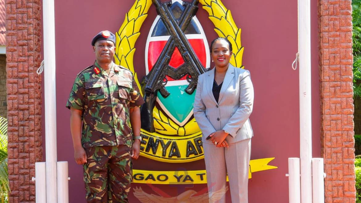 CS DEFENCE VISITS KENYA ARMY HEADQUARTERS