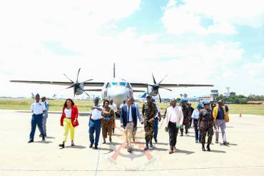 PARLIAMENTARY COMMITTEE ON DEFENCE VISITS EMBAKASI AIR BASE