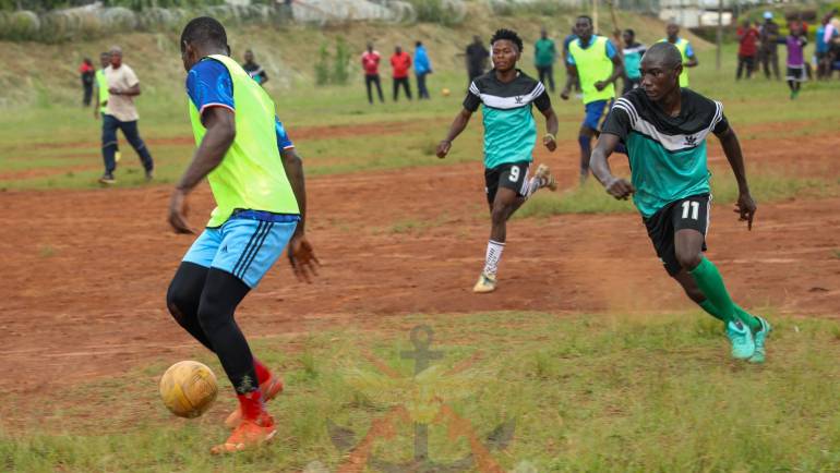 KDF TROOPS IN DRC FOSTER PEACE THROUGH SPORTS