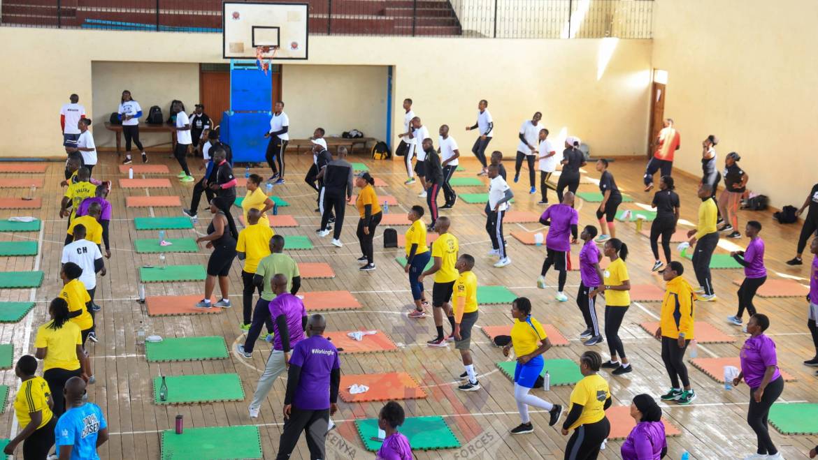 MOI AIR BASE HOSTS KDF END-YEAR FITNESS CHALLENGE