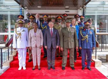 U.S. AFRICOM COMMANDER VISITS KENYA’S DEFENCE HEADQUARTERS