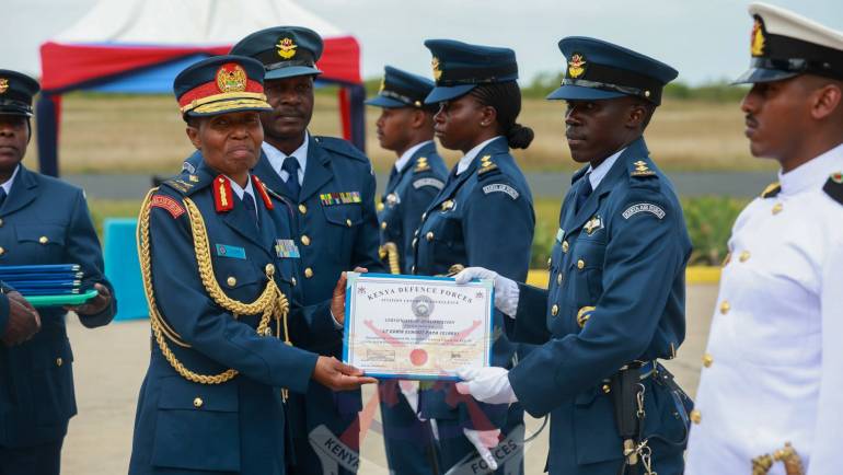 KENYA AIR FORCE GRADUATES NEW PILOTS