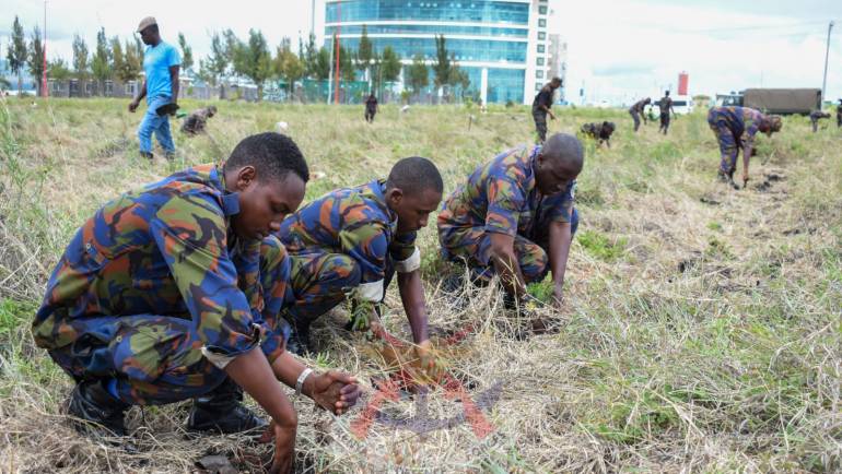 MOI AIR BASE PARTICIPATES IN TREE PLANTING EXERCISE