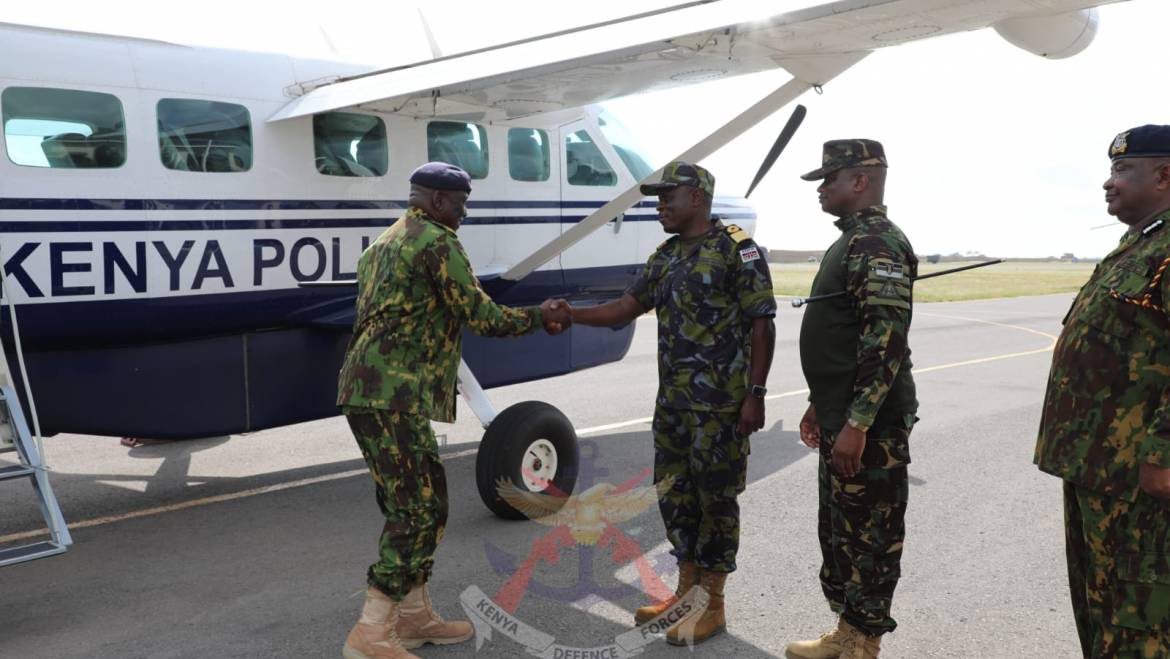 INSPECTOR GENERAL OF POLICE VISITS KENYA NAVY BASE, MANDA