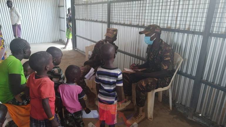 TWO-DAY KDF MEDICAL CAMP FOR RESIDENTS OF OROLWO AND CHEWARA