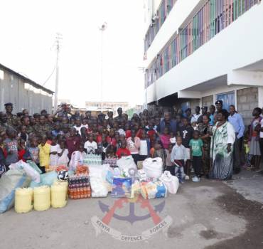 KDF PERSONNEL VISIT THE GOOD SAMARITAN CHILDREN’S HOME