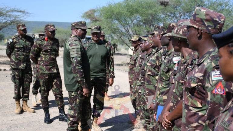 GOC WESTCOM VISITS SOLDIERS IN NORTH RIFT