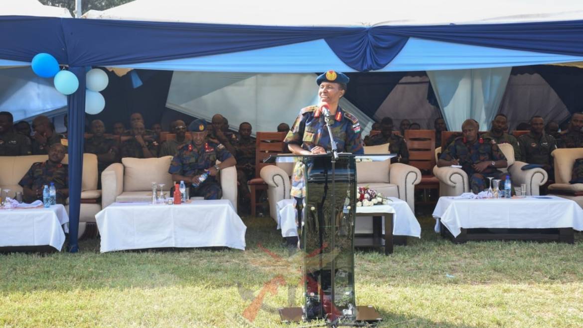 KENYA AIR FORCE COMMANDER MAKES YEAR-END VISIT TO LAIKIPIA AIR BASE